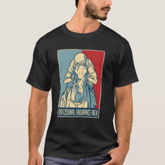 乗馬ジョッキー持久馬術ギフト Tシャツ