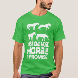乗馬スポーツ もう一頭だけ約束します Tシャツ
