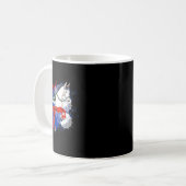 乗馬チリ国旗 コーヒーマグカップ (正面左)