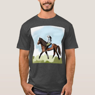 乗馬デイガール Tシャツ