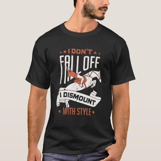 乗馬デザイン Tシャツ (正面)