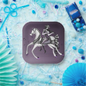 乗馬バイオリニスト紙プレート ペーパープレート (パーティー)