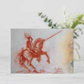 乗馬パーチメント氷の上のフィレンツェ騎士 招待状 (スタンド正面)