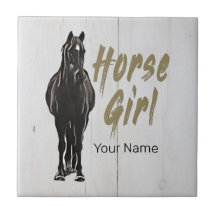 乗馬ホリデー愛好家のための馬の女の子ギフトヴィンテージ