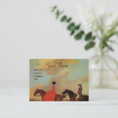 乗馬モノグラム 名刺 (スタンド正面)