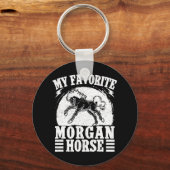 乗馬モーガお気に入りのン馬ライダー キーホルダー (正面)