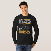 乗馬ライダーエクエストリアンホース Tシャツ (正面フル)