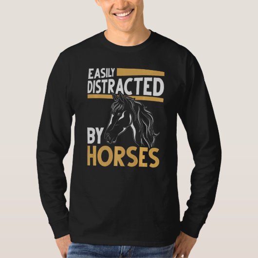 乗馬ライダーエクエストリアンホース Tシャツ (正面)