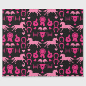 乗馬ラッピング紙 ラッピングペーパー (フラット)