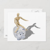 乗馬ワイルドホッグ092110 ポストカード (正面/裏面)