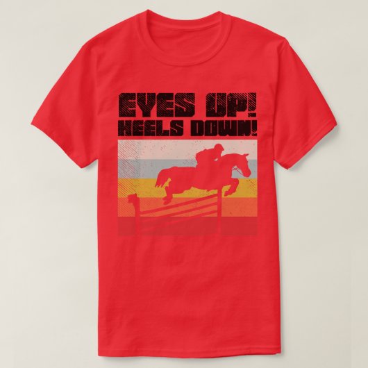 乗馬ヴィンテージ Tシャツ (デザイン正面)
