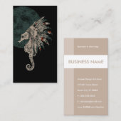 乗馬先住民夜 名刺 (正面/裏面)