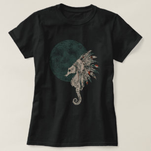 乗馬先住民夜 Tシャツ