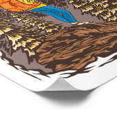 乗馬冒険家ヨセミテ旅行ワヨ ポスター (角)