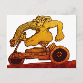 乗馬制御 ポストカード