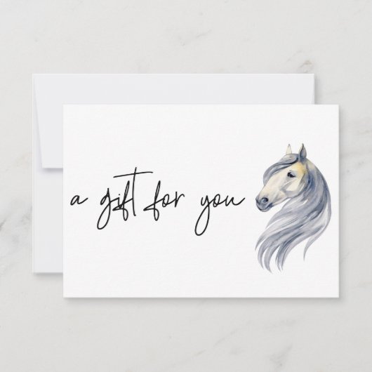 乗馬券 招待状 (正面)