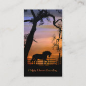 乗馬名刺 名刺 (正面)