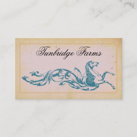 乗馬場乗馬名刺 名刺 (正面)