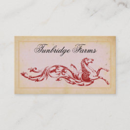 乗馬場乗馬名刺 名刺