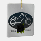 乗馬天国記念オーナメントバイクもしくは自転車に乗る人 セラミックオーナメント (右)