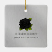 乗馬天国記念オーナメントバイクもしくは自転車に乗る人 セラミックオーナメント (裏面)