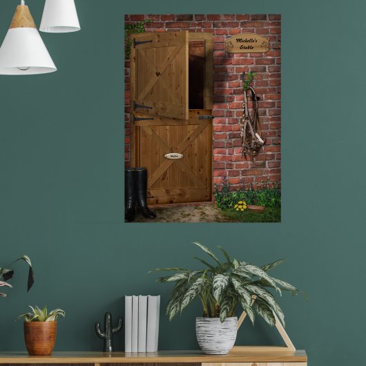 乗馬好き/ライダー向けのポスター ポスター (リビング1)