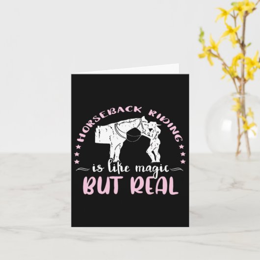 乗馬実在馬競馬場 カード (黄色い花)