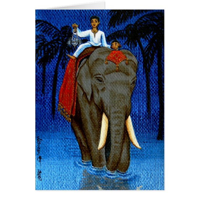 "乗馬家" (正面)