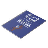 乗馬愛好家のための面白いギフト 馬好き ユーモア ノートブック (左側)