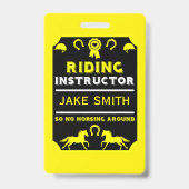 乗馬指導員 バッジ (Back)