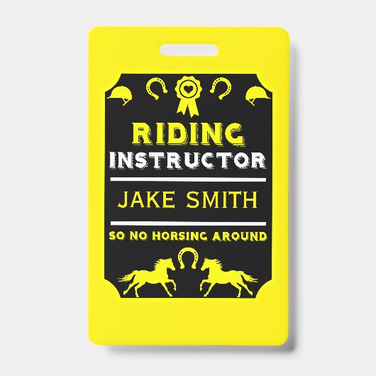 乗馬指導員 バッジ (Front)