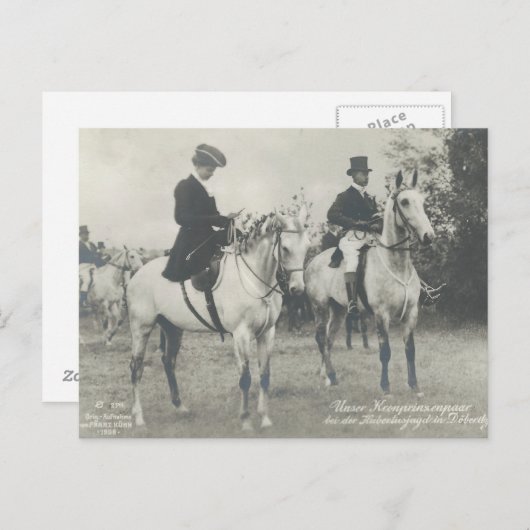 乗馬王室のの乗馬サイドル#039SS ポストカード (正面/裏面)