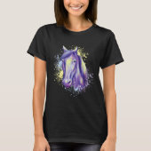 乗馬用馬頭 Tシャツ (正面)