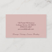 乗馬訓練エースストリアンサービスフローラ 名刺 (裏面)