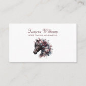 乗馬訓練エースストリアンサービスフローラ 名刺 (正面)