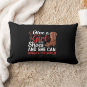 乗馬贈与 |女与えの子の靴 ランバークッション (ブランケット)