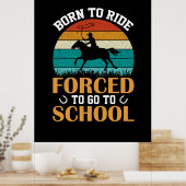 乗馬贈与 |強制生まれ乗り ポスター (キッチン)