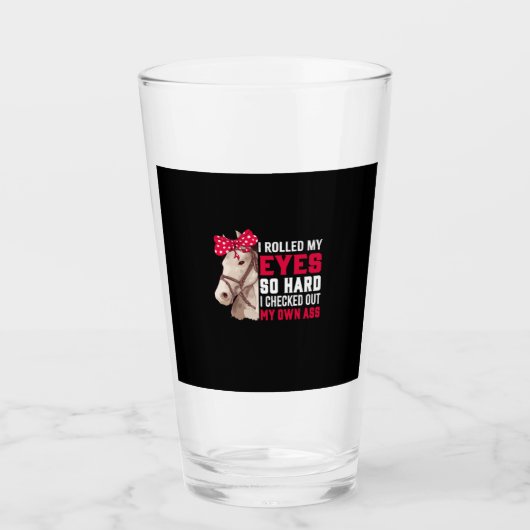 乗馬贈与 |転が私の目その懸命 タンブラーグラス (正面)