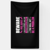 乗馬贈与 |馬に乗ることに注意 横断幕 (縦)