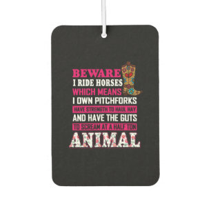 乗馬贈与  馬に乗る カーエアーフレッシュナー