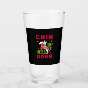乗馬贈与   Chin Up Heat Down タンブラーグラス