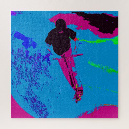 乗馬銀河系 – スクーターライダージグソーパズル ジグソーパズル (縦)