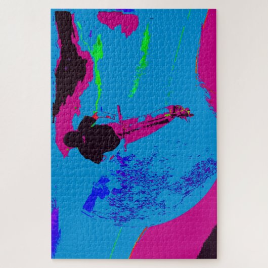 乗馬銀河系 – スクーターライダーパズル ジグソーパズル (縦)