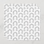 乗馬集団馬蹄形プリント (正面/裏面)