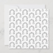 乗馬集団馬蹄形プリント (正面)