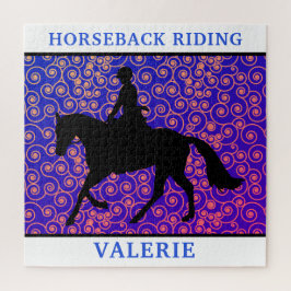 乗馬馬と騎乗者旋回676駒 ジグソーパズル