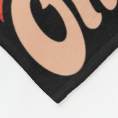 乗馬馬の少女 フリースブランケット (角)