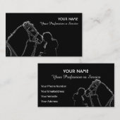 乗馬馬好きバス 名刺 (正面/裏面)