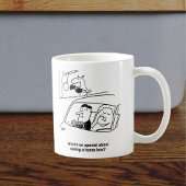 乗馬馬馬馬風刺画 コーヒーマグカップ