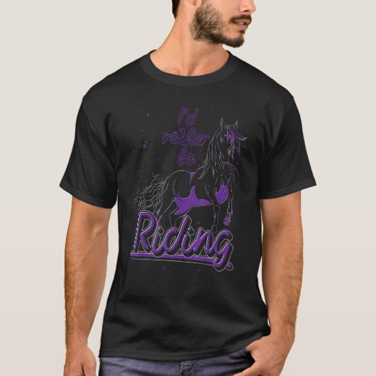乗馬馬馬馬馬 Tシャツ (正面)